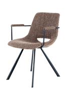 Hearthome & Living | Set van 2 eetkamerstoelen Josephine armleuning