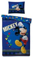 Disney dekbedovertrek Mickey Mouse 140 x 200 cm microfiber