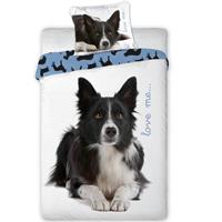 Animal Pictures Border Collie - Dekbedovertrek - Eenpersoons - 140 X 200 Cm ulti