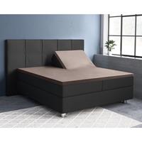 Primaviera Deluxe - Hoeslaken Splittopper Katoen-Satijn - Taupe - 160 x 200