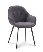 Cozyhouse | Set van 2 eetkamerstoelen Swift velvet