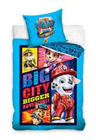 Carbotex dekbedovertrek Paw Patrol 140x200 cm katoen blauw