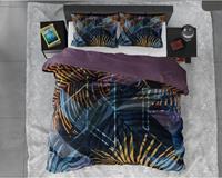 Dreamhouse Dekbedovertrek Marina Navy-Lits-jumeaux (240 x 200/220 cm)