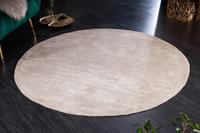 Invicta Interior Vloerkleed Modern Art Rond Beige 150cm - 41259