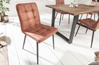 Stoel Modena Microvezel Vintage Bruin - 40689