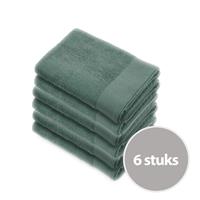 Walra Soft Cotton Handdoek 50 x 100 cm 550 gram Legergroen - 6 stuks