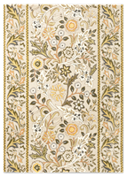 Morris & Co Wilhelmina Linen Mustard 127401 - 200x280 cm Vloerkleed
