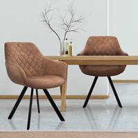 WOMO-DESIGN | Set van 2 eetkamerstoelen Reese