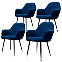 ML-Design | Set van 4 eetkamerstoelen Apollo