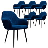 ML-Design | Set van 6 eetkamerstoelen Apollo