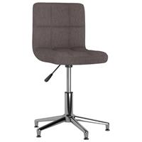 vidaXL Esszimmerstühle 4 Stk. Drehbar Taupe Stoff 