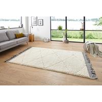 Home24 Hoogpolig vloerkleed Danaki, Mint Rugs