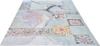 Gino Falcone Vloerkleed Cosima-106 plat geweven jacquard-vloerkleed, met chenillegaren, modern design, woonkamer