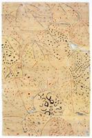 Morgenland Wollteppich Designer Teppich handgetuftet beige, rechteckig, 18 mm Höhe