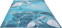 Gino Falcone Vloerkleed Cosima-110 plat geweven jacquard-vloerkleed, met chenillegaren, modern design, woonkamer