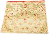 Morgenland Wollteppich Designer Teppich handgeknüpft rosa, quadratisch, 6 mm Höhe, handgeknüpft