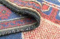 Morgenland Wollteppich Belutsch Teppich handgeknüpft blau, rechteckig, 13 mm Höhe, handgeknüpft