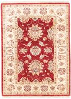Morgenland Wollteppich Ziegler Teppich handgeknüpft rot, rechteckig, 6 mm Höhe