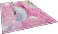 Gino Falcone Vloerkleed Cosima-111 plat geweven jacquard-vloerkleed, met chenillegaren, modern design, woonkamer
