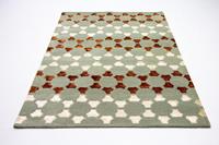 Morgenland Wollteppich Designer Teppich handgetuftet mehrfarbig, rechteckig, 18 mm Höhe