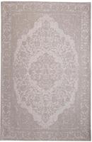 Morgenland Wollteppich Vintage Teppich handgetuftet silber, rechteckig, 8 mm Höhe, Vintage Design