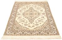 Morgenland Teppich Nain 6la Teppich handgeknüpft beige, rechteckig, 7 mm Höhe, handgeknüpft