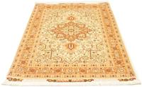 Morgenland Teppich Täbriz 50 Raj Teppich handgeknüpft beige, rechteckig, 7 mm Höhe, handgeknüpft