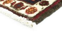 Morgenland Wollteppich Hamadan Teppich handgeknüpft rot, quadratisch, 11 mm Höhe, handgeknüpft