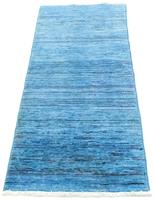 Morgenland Wollteppich Ziegler Teppich handgeknüpft blau, rechteckig, 7 mm Höhe