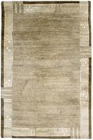 Morgenland Wollteppich Nepal Teppich handgeknüpft braun, rechteckig, 18 mm Höhe, handgeknüpft