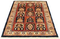 Morgenland Wollteppich Loribaft Teppich handgeknüpft rot, rechteckig, 18 mm Höhe, handgeknüpft