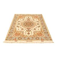 Morgenland Teppich Täbriz 60 Raj Teppich handgeknüpft beige, rechteckig, 7 mm Höhe, handgeknüpft