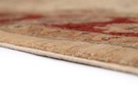 Morgenland Wollteppich Ziegler Teppich handgeknüpft beige, rechteckig, 6 mm Höhe