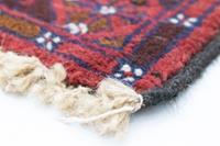 Morgenland Wollteppich Belutsch Teppich handgeknüpft blau, rechteckig, 10 mm Höhe, handgeknüpft