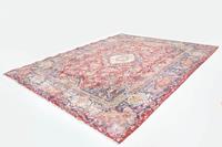 Morgenland Wollteppich Kaschmar Teppich handgeknüpft rot, rechteckig, 8 mm Höhe