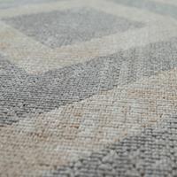Paco Home Vloerkleed Poco 821 Laagpolig, geruit design, met franje, geschikt voor binnen en buiten