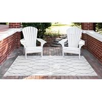 Home24 In- & outdoorvloerkleed Crosses II, Top Square