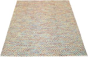 andas Teppich "Helen", rechteckig, flacher Teppich, weich, pflegeleicht, elegant