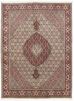 Morgenland Wollteppich Täbriz 40 Raj Teppich handgeknüpft beige, rechteckig, 7 mm Höhe, handgeknüpft