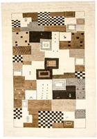 Morgenland Wollteppich Loribaft Teppich handgeknüpft beige, rechteckig, 11 mm Höhe, handgeknüpft