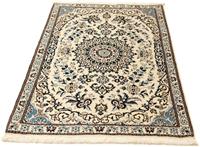 Morgenland Wollteppich Nain 9la Teppich handgeknüpft beige, rechteckig, 8 mm Höhe
