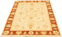 Morgenland Wollteppich Ziegler Teppich handgeknüpft beige, rechteckig, 8 mm Höhe