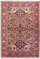 Morgenland Wollteppich Ardebil Teppich handgeknüpft rosa, rechteckig, 8 mm Höhe, handgeknüpft