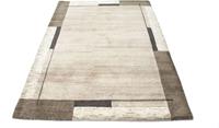 Morgenland Wollteppich Nepal Teppich handgeknüpft beige, rechteckig, 18 mm Höhe, handgeknüpft