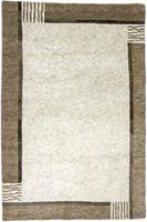 Morgenland Wollteppich Nepal Teppich handgeknüpft beige, rechteckig, 18 mm Höhe, handgeknüpft