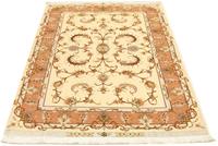 Morgenland Teppich Täbriz 50 Raj Teppich handgeknüpft beige, rechteckig, 7 mm Höhe, handgeknüpft