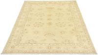 Morgenland Wollteppich Ziegler Teppich handgeknüpft beige, rechteckig, 8 mm Höhe