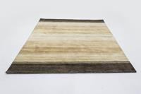 Morgenland Wollteppich Loribaft Teppich handgewebt beige, rechteckig, 14 mm Höhe, Kurzflor