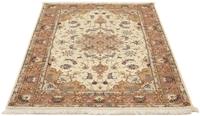 Morgenland Teppich Täbriz 50 Raj Teppich handgeknüpft beige, rechteckig, 7 mm Höhe, handgeknüpft