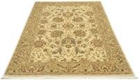 Morgenland Wollteppich Ziegler Teppich handgeknüpft beige, rechteckig, 8 mm Höhe